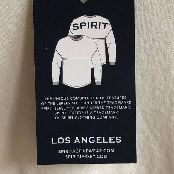 Spirit Jersey Celestial Graphic Pullover Sweater Cream Pink Medium - Picture 9 of 11